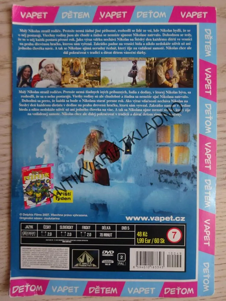 VÁNOČNÍ POHÁDKA, DVD FILM