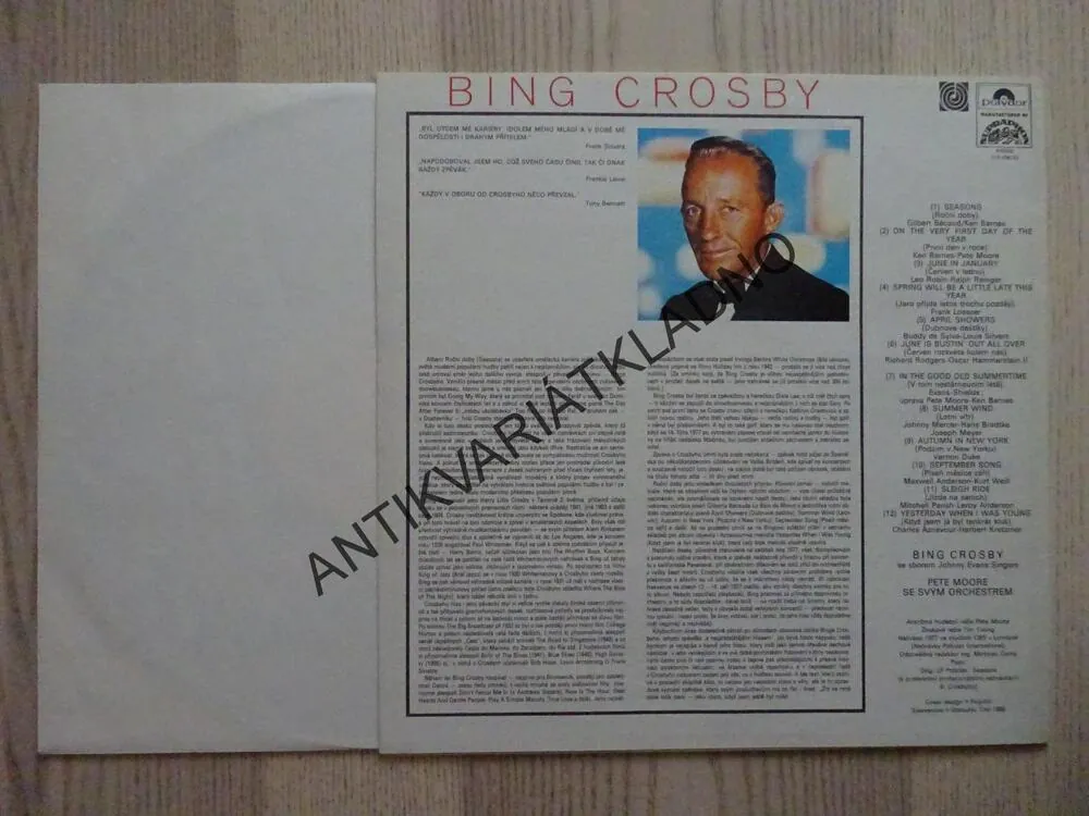 BING CROSBY, SEASONS, LP