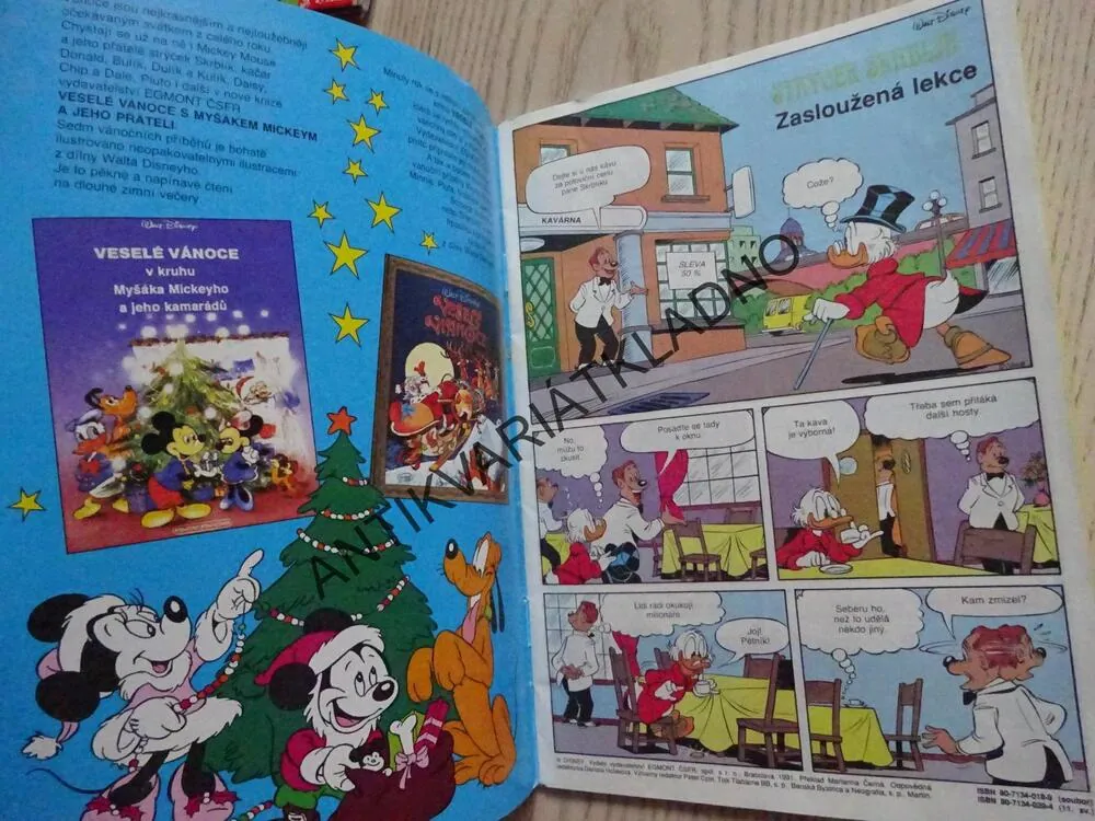 MICKEY MOUSE, KOMIKS, DISNEY, 11/1991