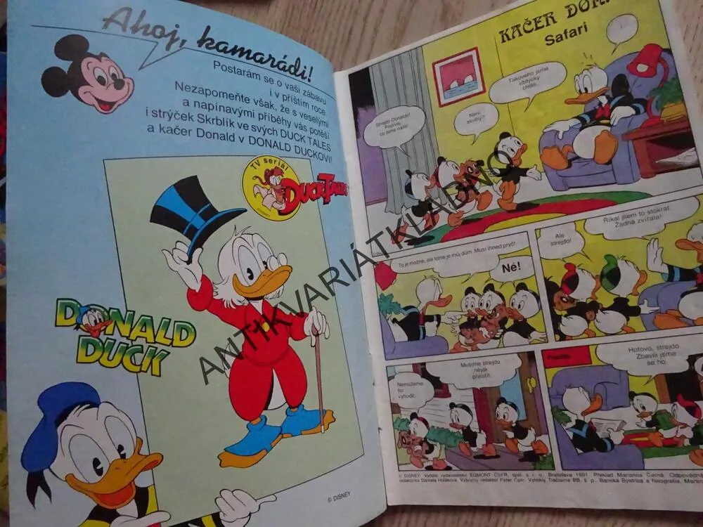 MICKEY MOUSE, KOMIKS, DISNEY, 12/1991