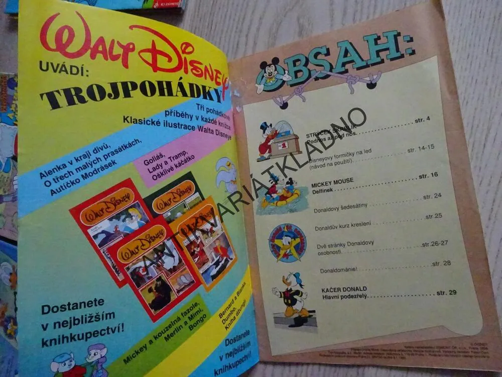 MICKEY MOUSE, KOMIKS, DISNEY, 13/1994