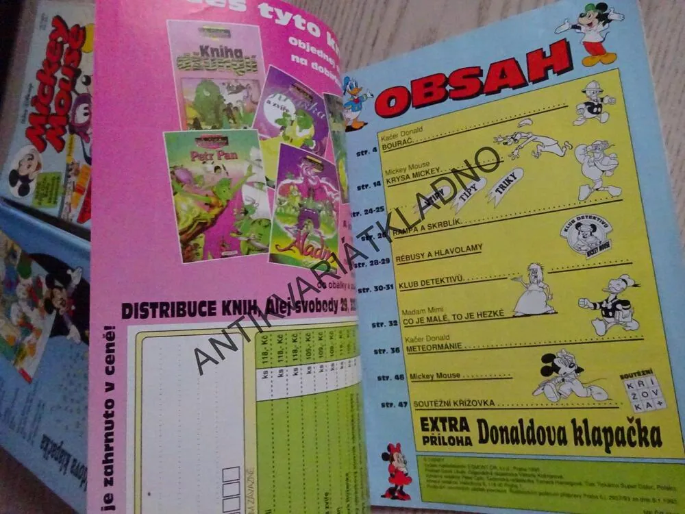 MICKEY MOUSE, KOMIKS, DISNEY, 3/1995