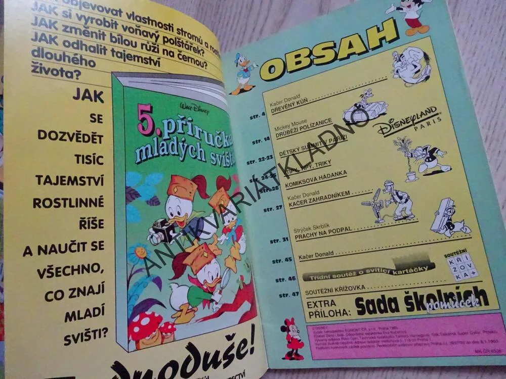 MICKEY MOUSE, KOMIKS, DISNEY, 18/1995