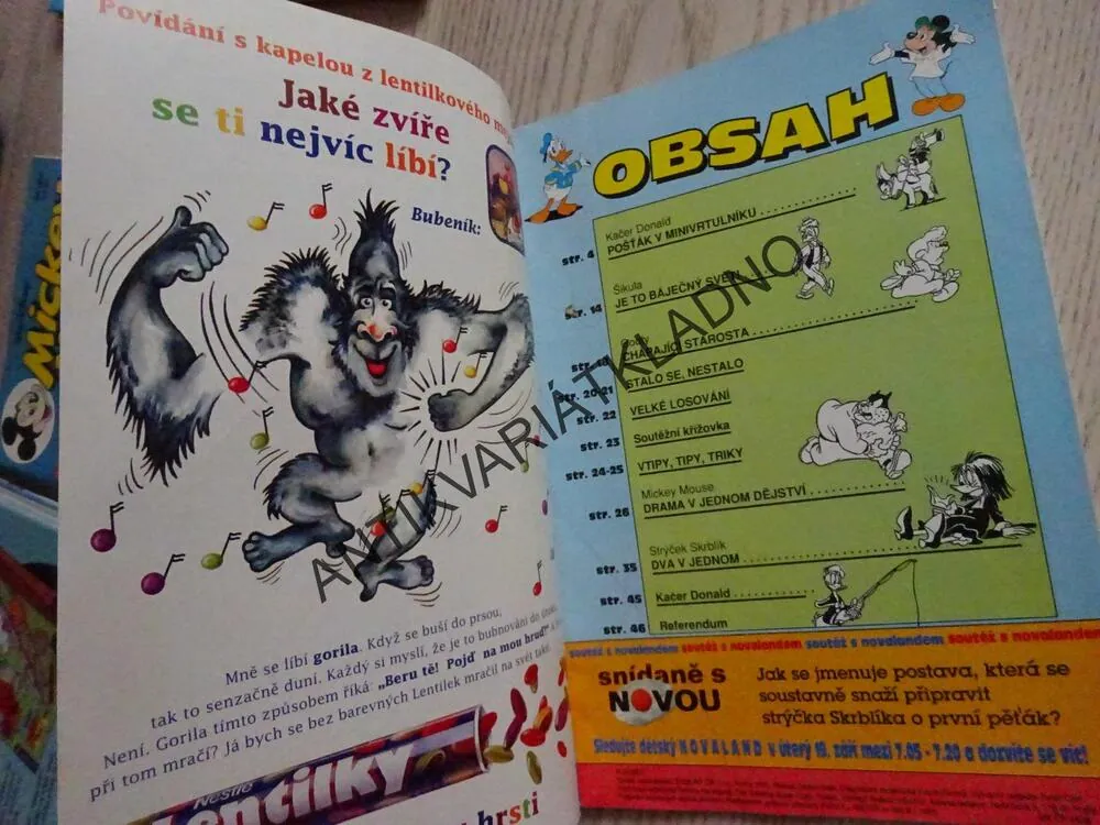 MICKEY MOUSE, KOMIKS, DISNEY, 19/1995