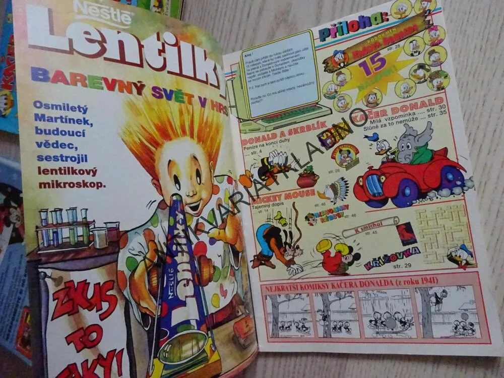 KAČER DONALD, 8/96, komiks DISNEY
