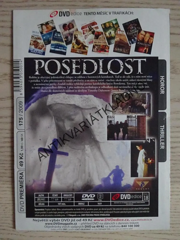 POSEDLOST, DVD FILM