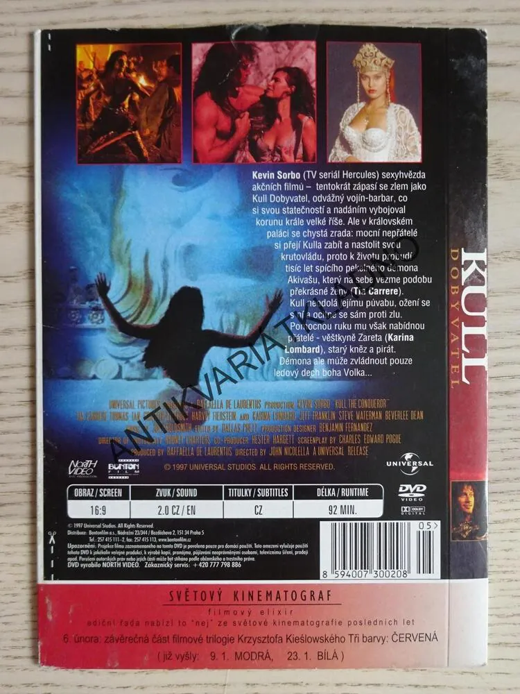 KULL DOBYVATEL, DVD FILM
