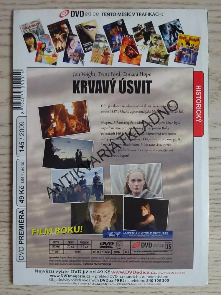 KRVAVÝ ÚSVIT, DVD FILM