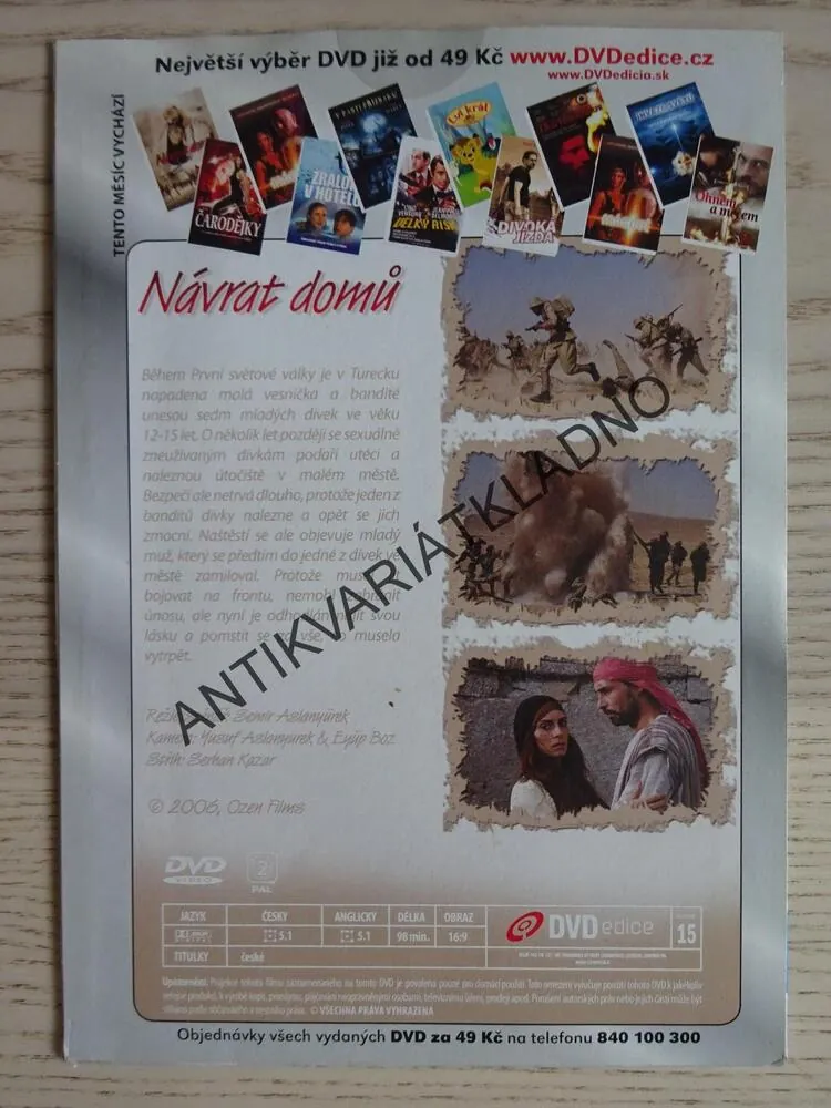 NÁVRAT DOMŮ, DVD FILM