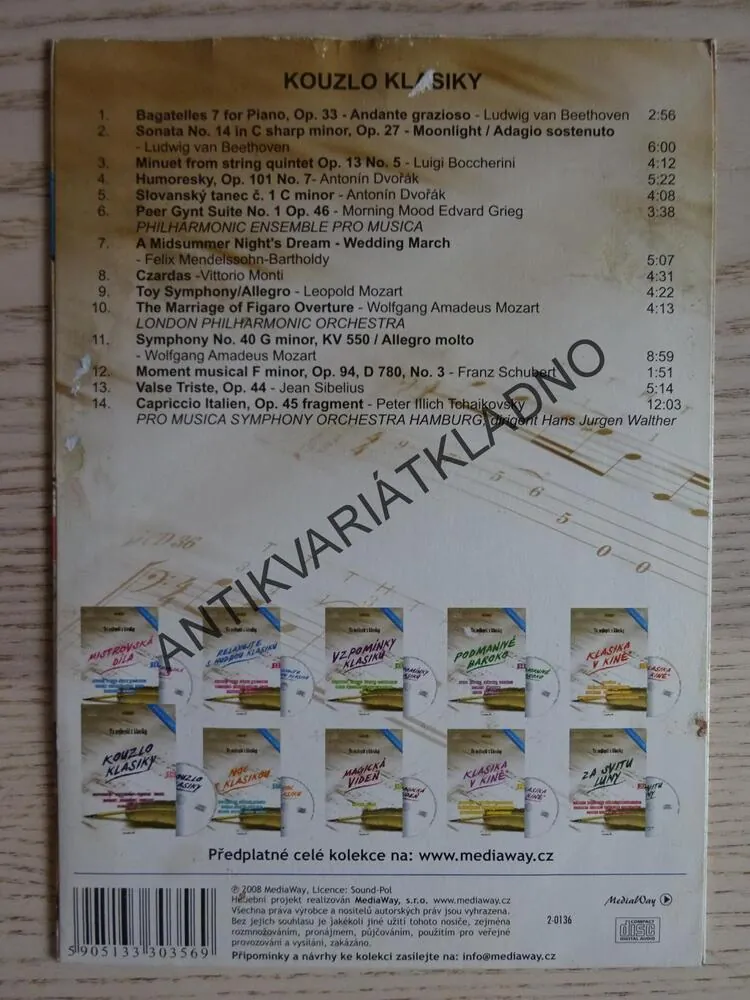 KOUZLO KLASIKY 16, DVD FILM