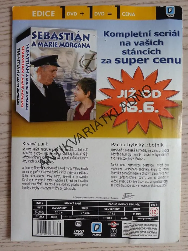 KRVAVÁ PANÍ, DVD FILM