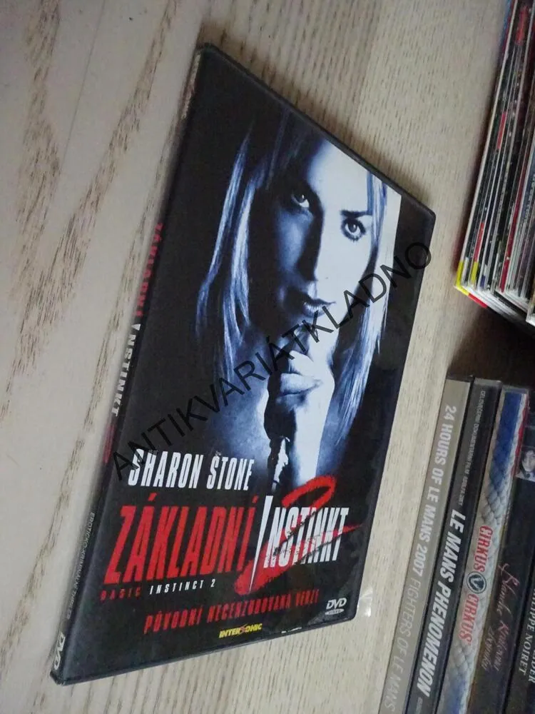 ZÁKLADNÍ INSTINKT 2, SHARON STONE, DVD FILM