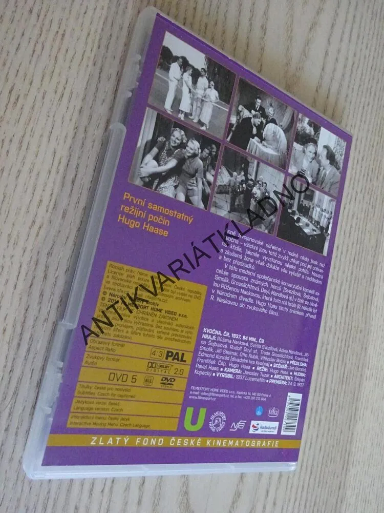 KVOČNA, DVD FILM ČR