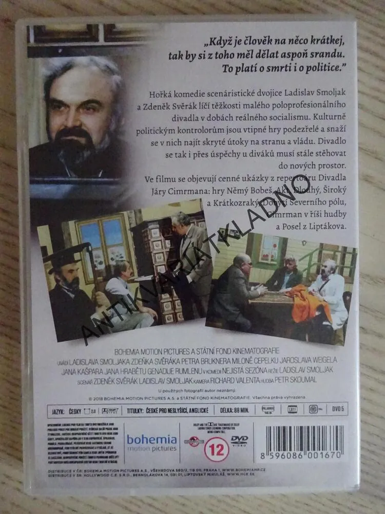 NEJISTÁ SEZÓNA, DVD FILM