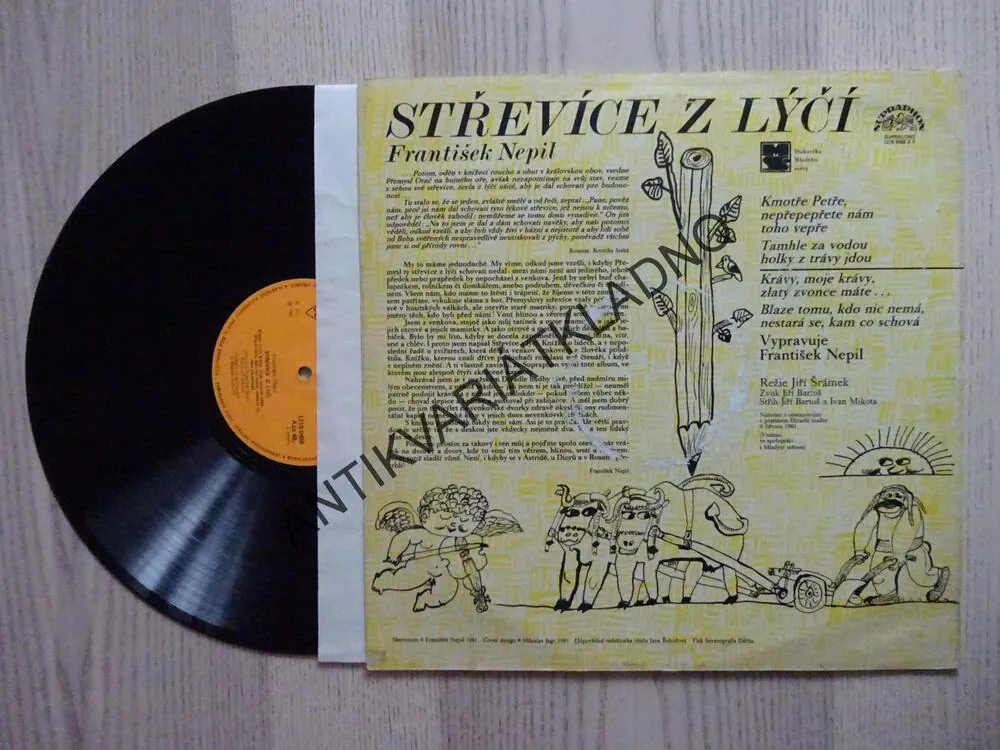 STŘEVÍCE Z LÝČÍ, FRANTIŠEK NEPIL, LP