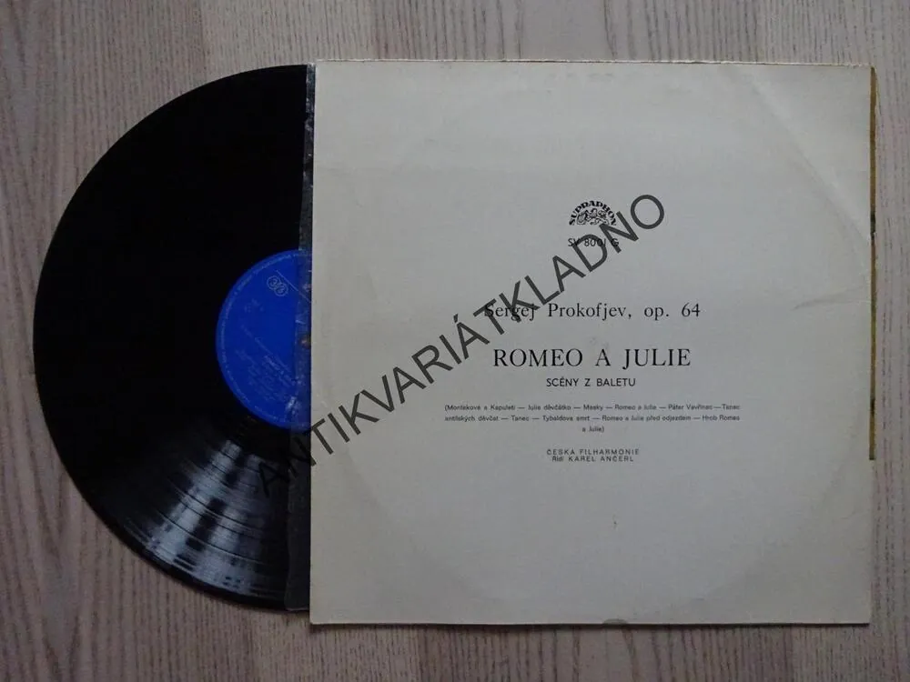ROMEO A JULIE, SCÉNY Z BALETU, SERGEJ PROKOFJEV, LP