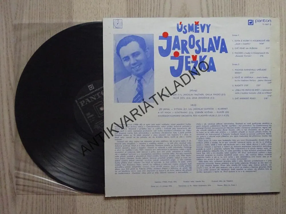 ÚSMĚVY JAROSLAVA JEŽKA, LP