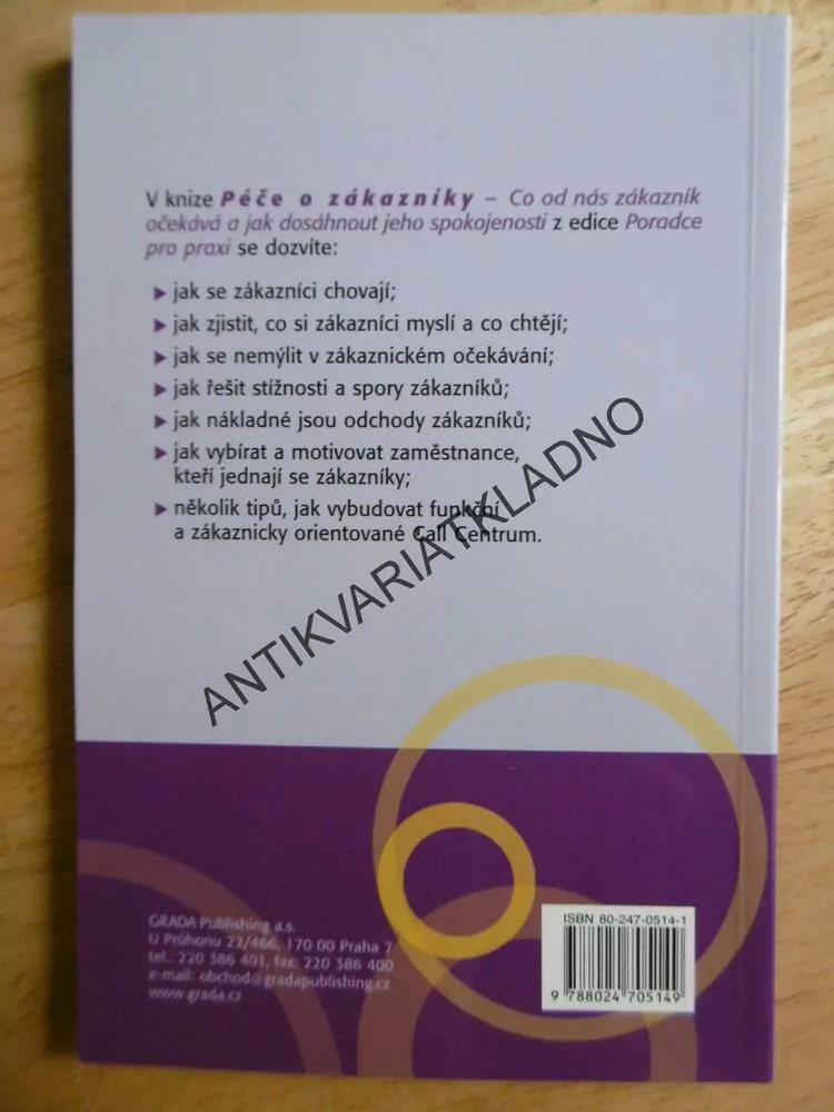 PÉČE O ZÁKAZNÍKY, SPÁČIL, PORADCE PRO PRAXI