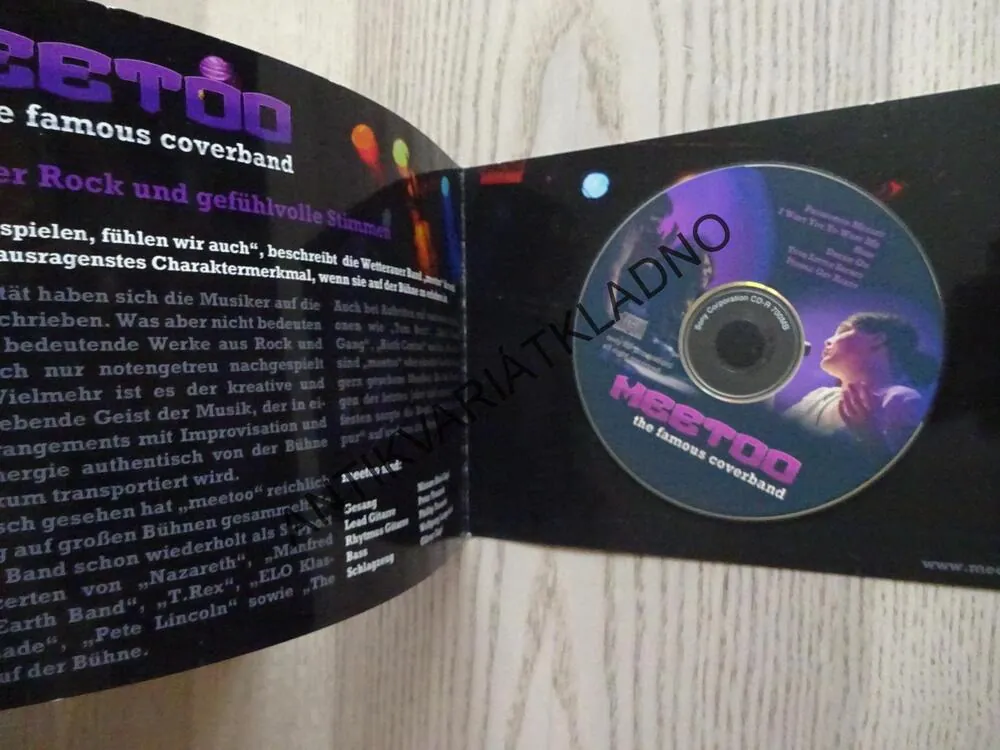 MEETOO, THE FAMOUS COVERBAND, CD HUDBA