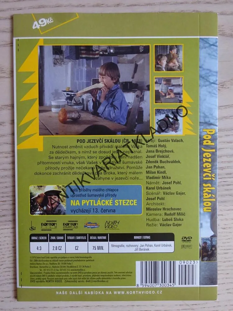 POD JEZEVČÍ SKÁLOU, DVD FILM 