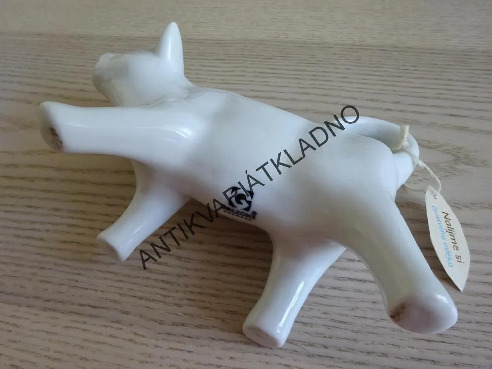 MLÉKOVKA, MLÉČENKA, MLÍČENKA, KONVIČKA NA MLÉKO, PORCELÁNOVÁ, ZN. GALZONE, DENMARK, DÁNSKO