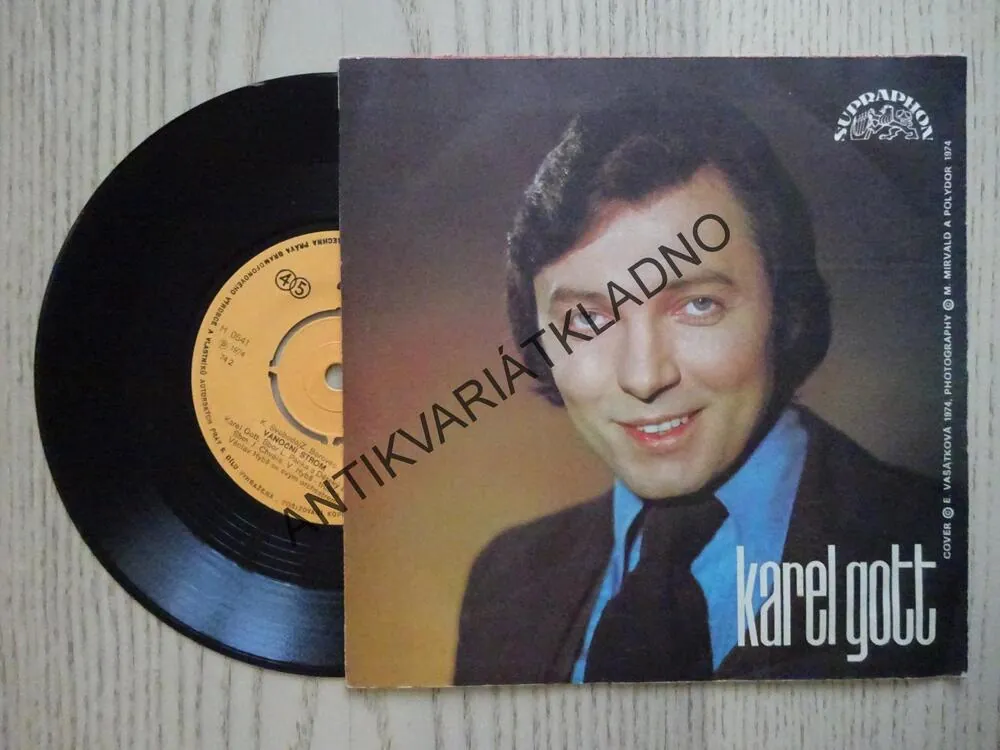 VÁNOČNÍ STROM, PÍSEŇ NA DOBROU NOC, KAREL GOTT, MALÁ DESKA