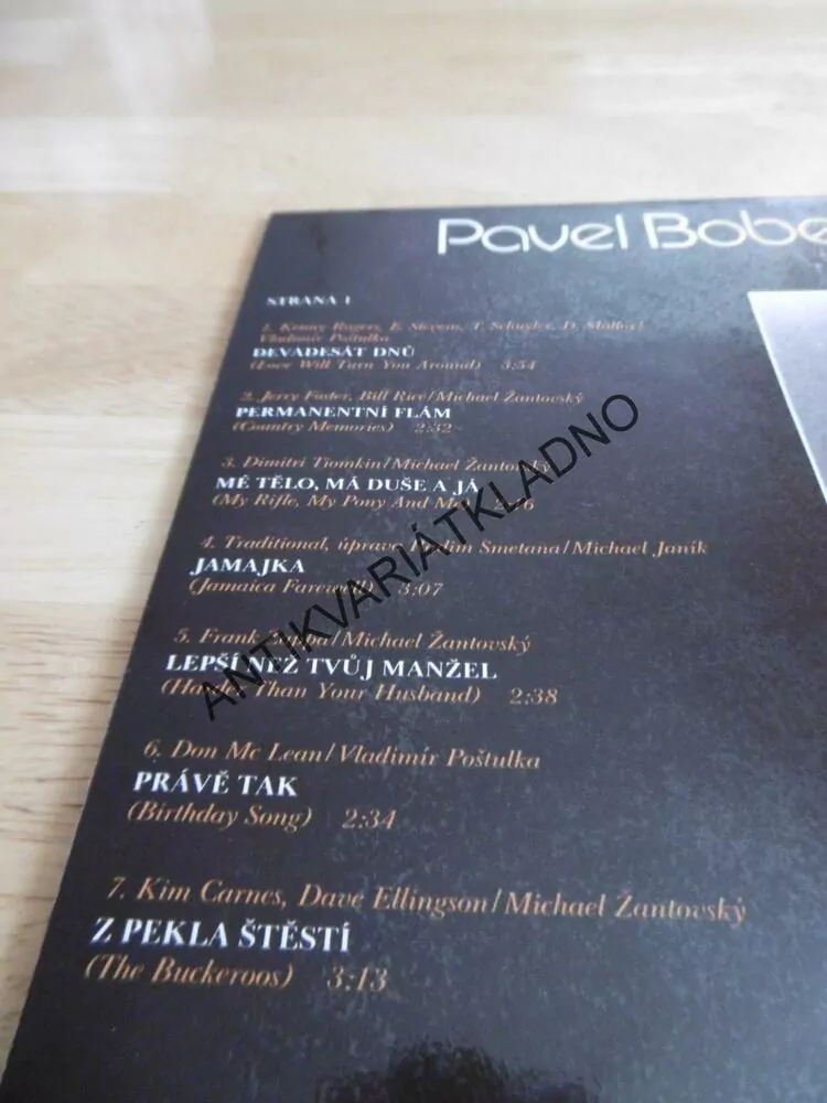 PAVEL BOBEK, STÁRNOUCÍ MLADÍK