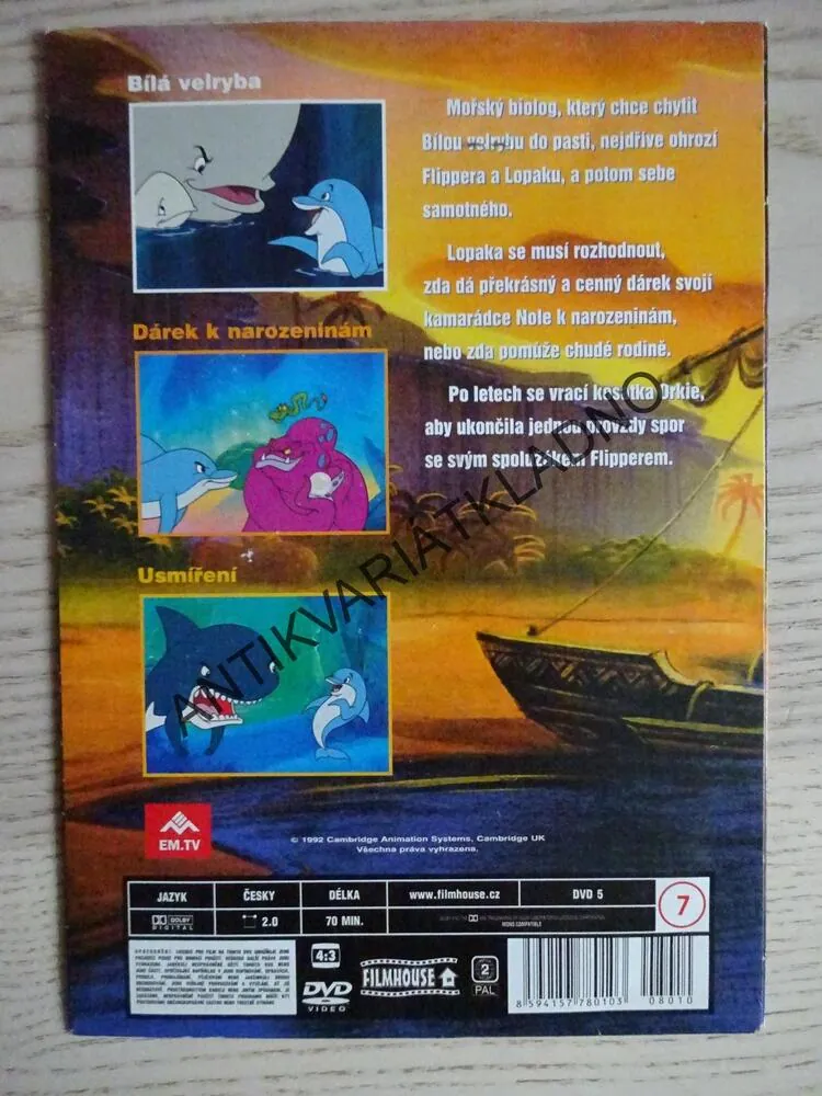 BÍLÁ VELRYBA, DVD FILM 