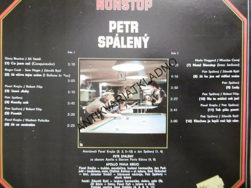 PETR SPÁLENÝ, MOTEL NONSTOP
