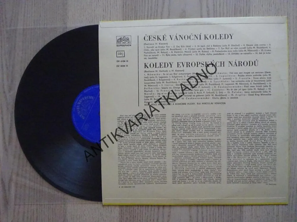 ČESKÉ VÁNOČNÍ KOLEDY, KOLEDY EVROPSKÝCH NÁRODŮ, LP