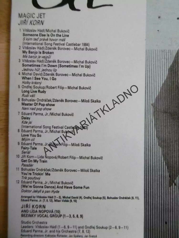 JIŘÍ KORN, MAGIC JET