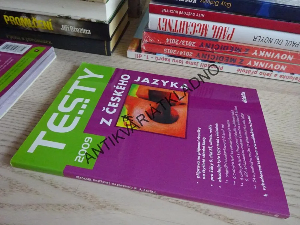TESTY Z ČESKÉHO JAZYKA, 2009