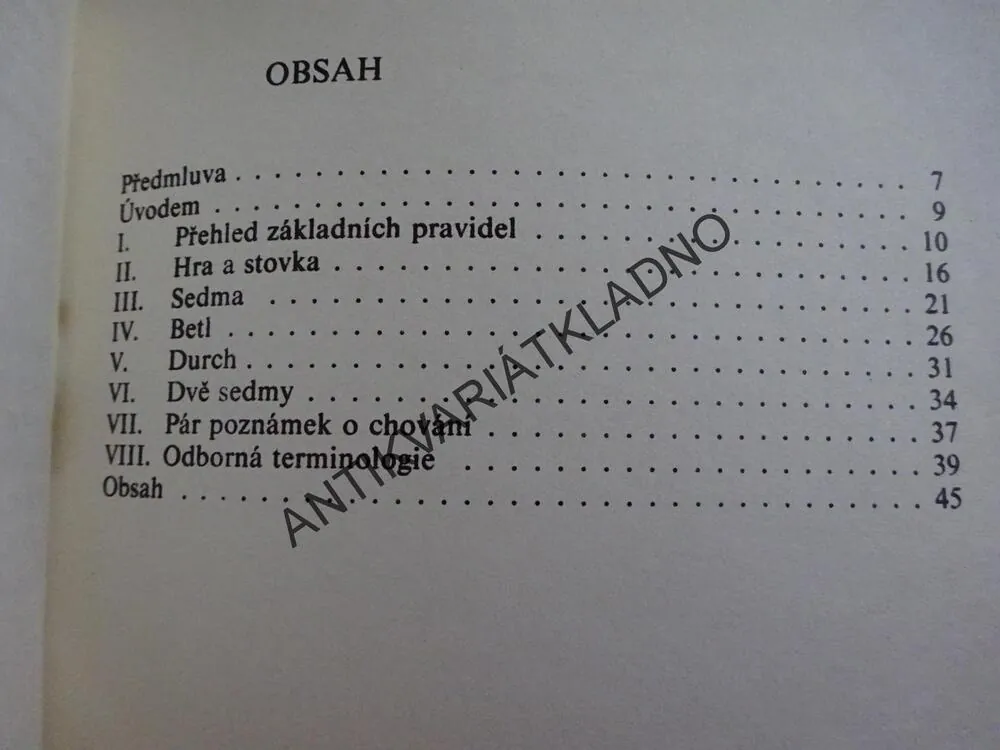MARIÁŠ OD A DO Z, KARTY, KARETNÍ HRY, PETR LABOHÝ