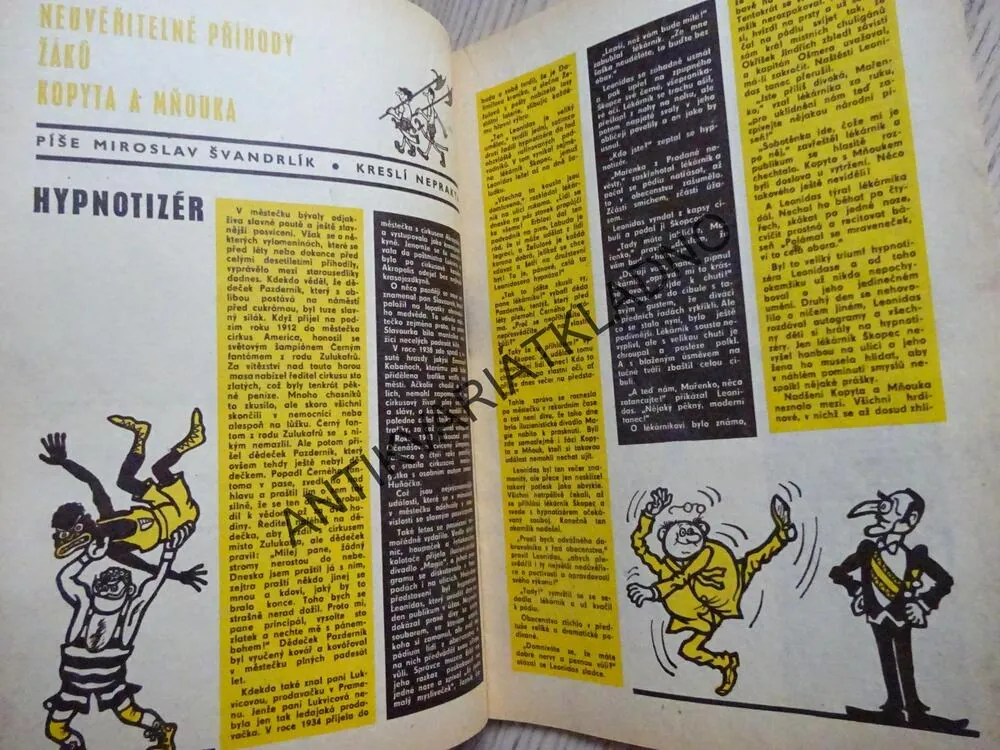 PIONÝR 2/1970, KOMIKS, BORN, NEPRAKTA, BURIAN