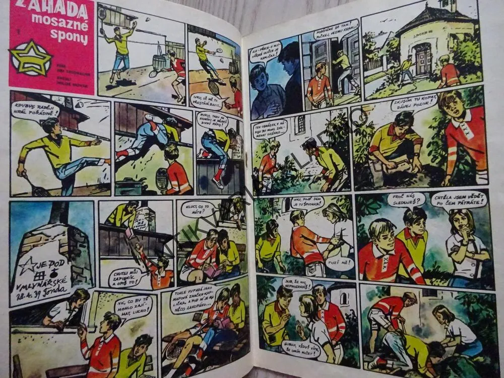 PIONÝR 8/1971, KOMIKS, NEPRAKTA, BURIAN