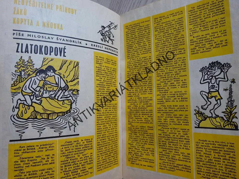 PIONÝR 11/1972, KOMIKS, NEPRAKTA, BURIAN