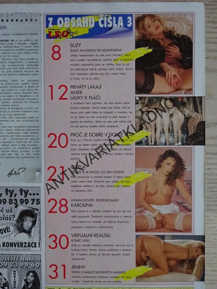 LEO, LÁKAVÉ EROTICKÉ OSVĚŽENÍ, 3/1996