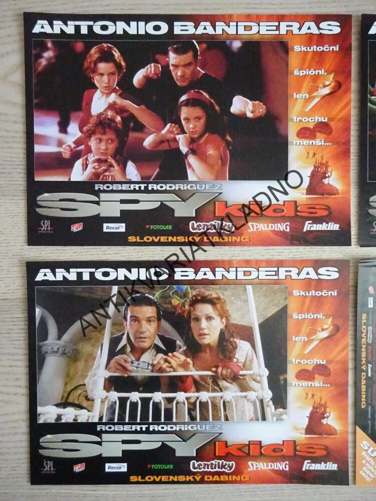 SPY KIDS, ANTONIO BANDERAS, SLOVENSKÁ FOTOSKA FILM USA, LOBBY