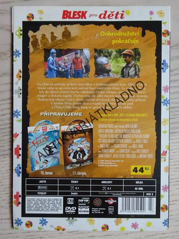 DĚTI Z OSTROVA POKLADŮ 2, DVD FILM