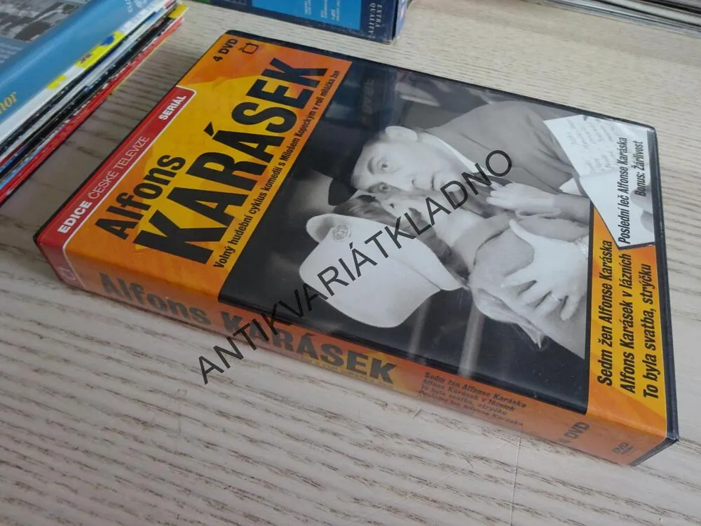 ALFONS KARÁSEK, 4X DVD FILM ČR