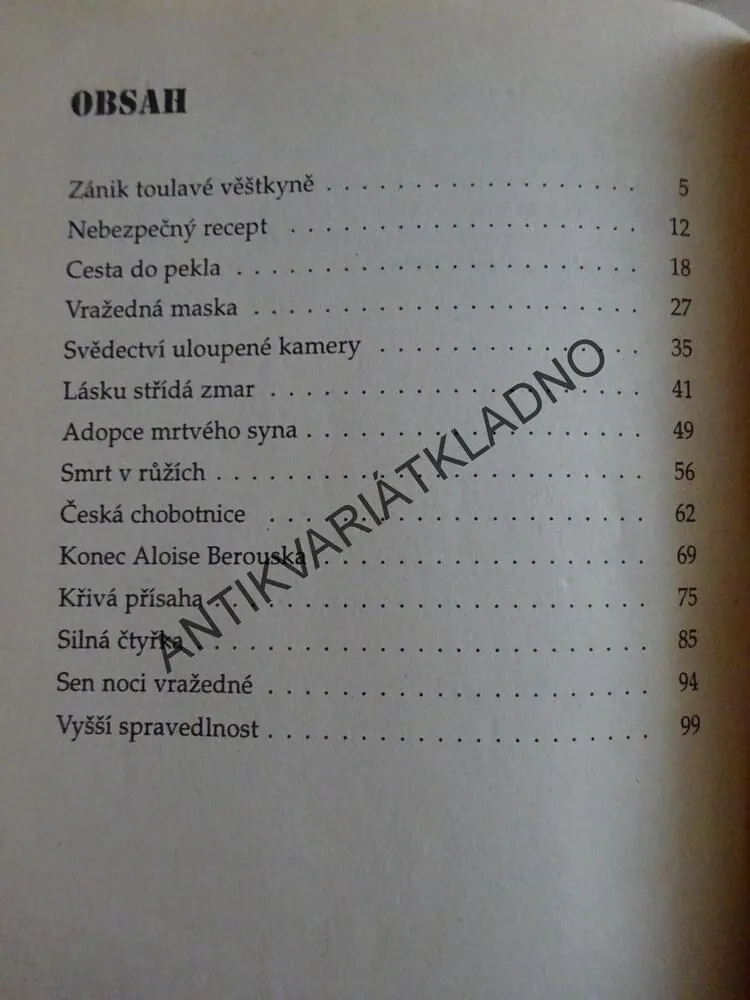 ČESKÁ CHOBOTNICE, JAN VAŠEK, **an