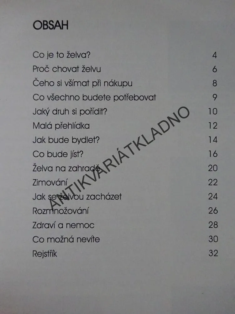 SUCHOZEMSKÁ ŽELVA, BYDLÍ S NÁMI, PRŮVODCE PRO MLADÉ CHOVATELE, **an