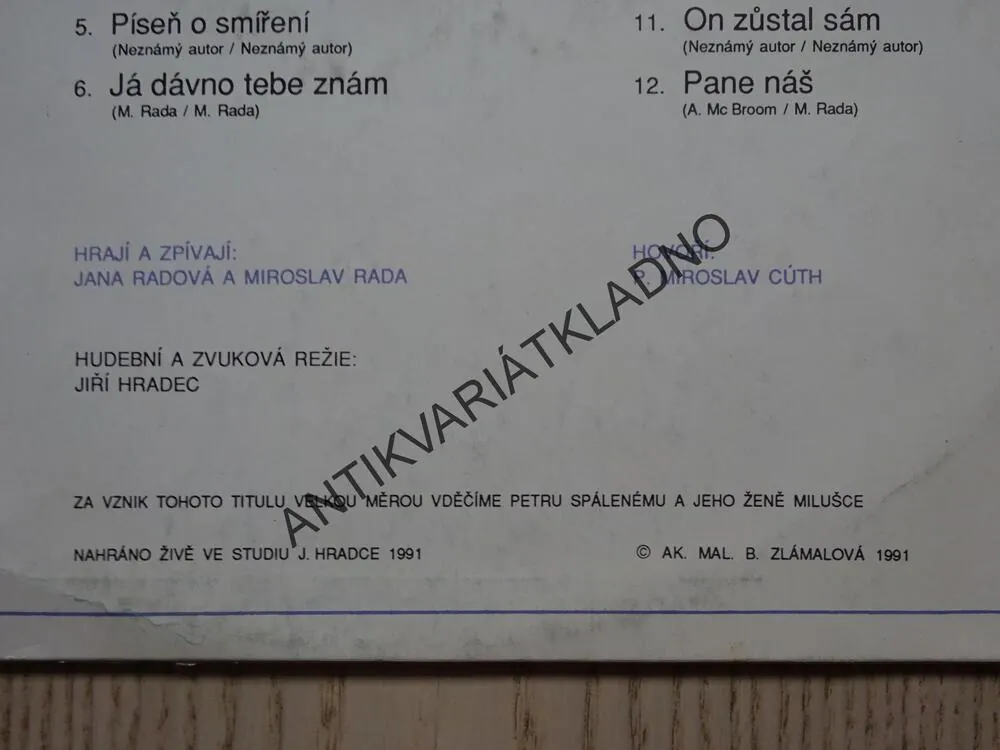 PANE NÁŠ, AŤ LÁSKA SPOJÍ CESTY VŠEM... LP