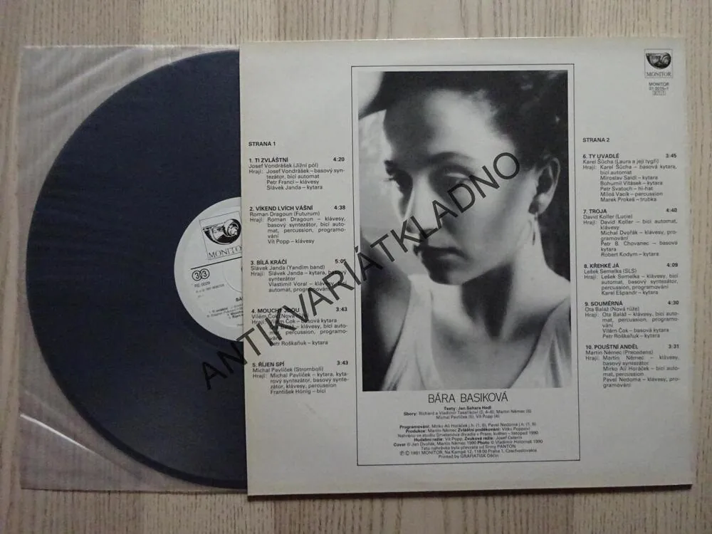 BÁRA BASIKOVÁ, TI ZVLÁŠTNÍ, 1990, LP