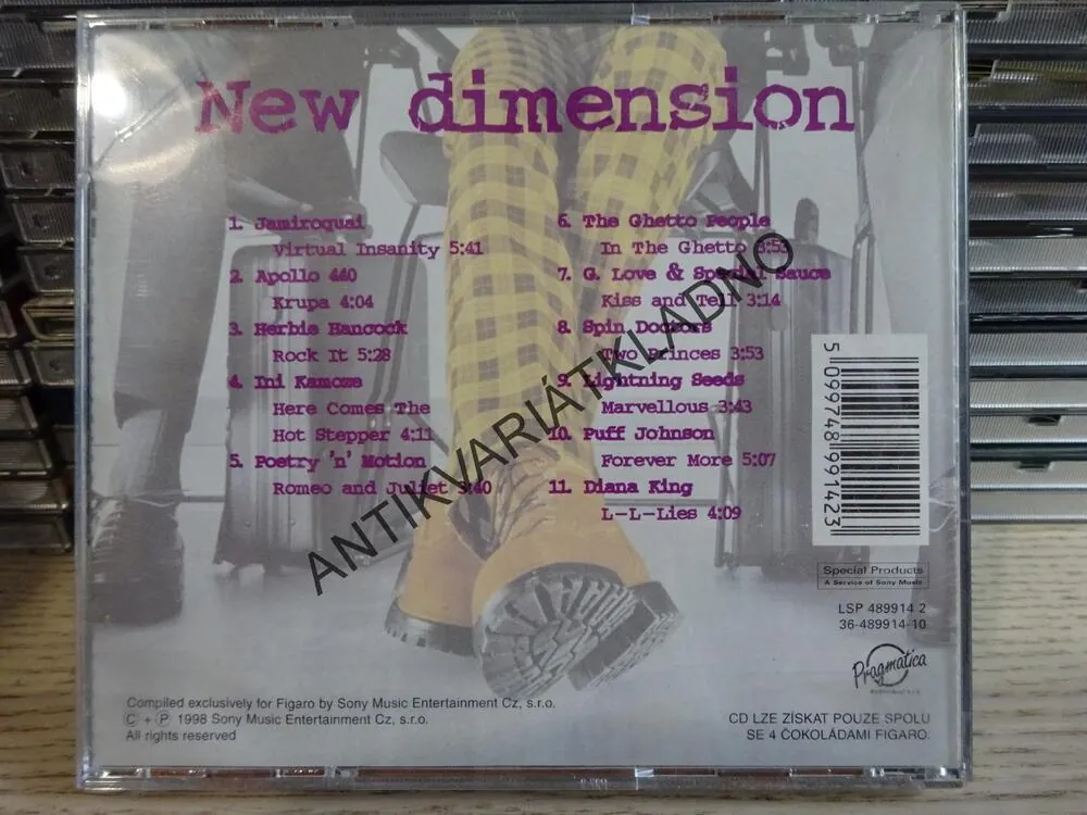 NEW DIMENSION, CD HUDBA