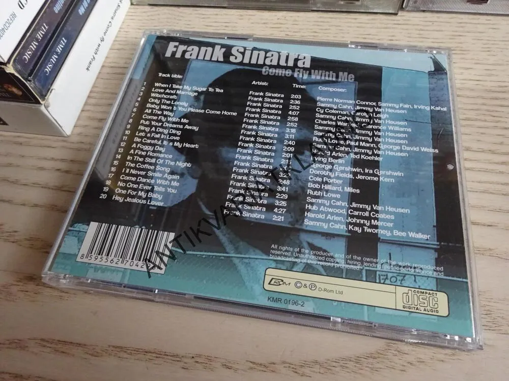 THE VOICE, COME FLY WITH ME, FRANK SINATRA, CD HUDBA