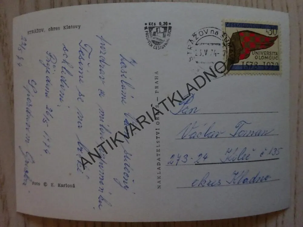 STRÁŽOV, OKRES KLATOVY, 1974