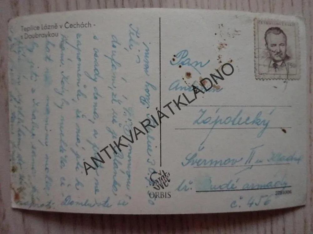 TEPLICE, LÁZNĚ V ČECHÁCH, DOUBRAVKA, 1950