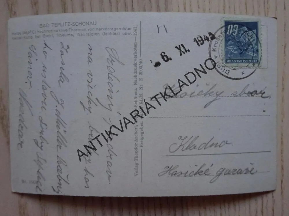 TEPLICE-ŠANOV, 1945
