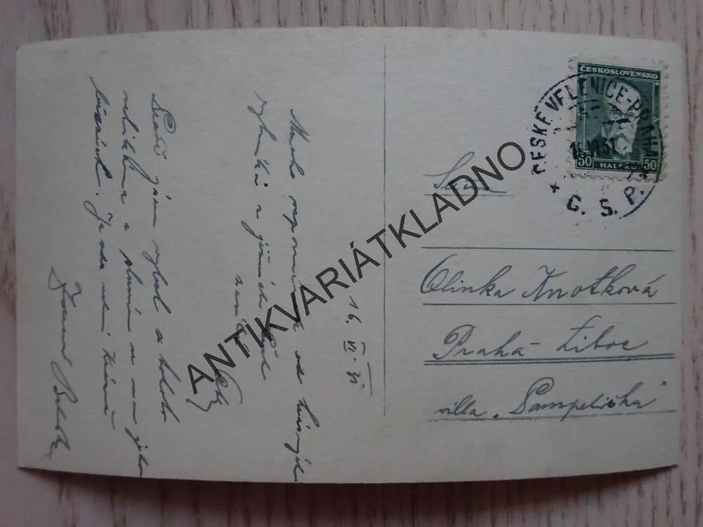 TŘEBOŇ, RYBNÍK ROŽMBERK, 1931, OKRES JINDŘICHŮV HRADEC